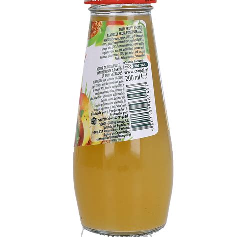 Néctar de Tutti Frutti Garrafa de Vidro COMPAL 15x20cl Compre no