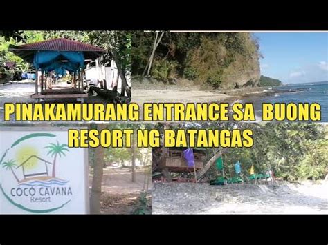 Coco Cavana Beach Resort Hugom Batangas City Youtube