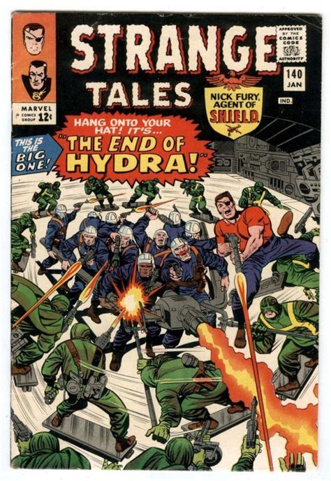 Strange Tales Jan Kirby Nick Fury End Of Hydra Ditko Dr