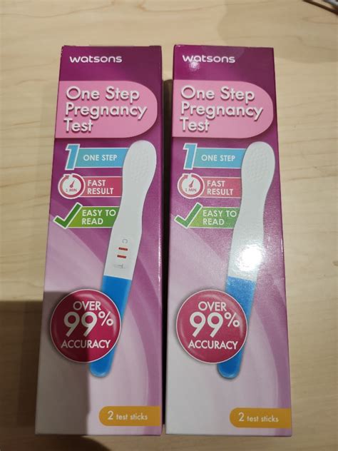 To Bless Watsons One Step Pregnancy Test Kit Beauty Personal Care