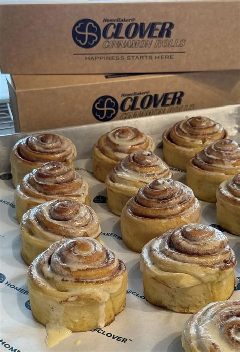 Homebaker Clover Introduces Vegan Cinnamon Rolls