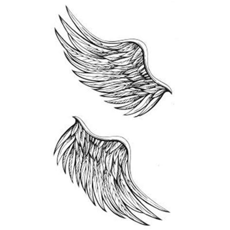 Realistic Angel Wings Tattoo