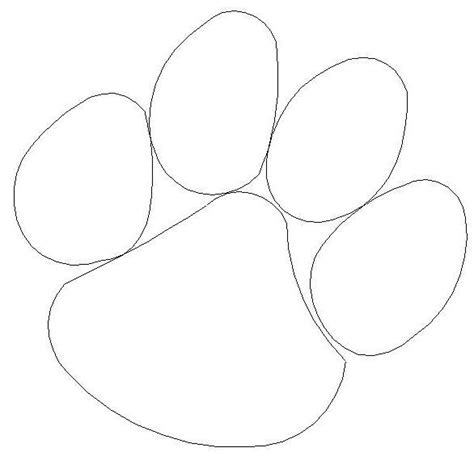 How To Draw A Tiger Paw Free Download On Clipartmag