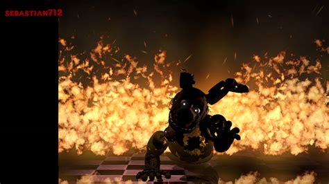 Sfm Springtrap Burning Up By Sebastian712 On Deviantart