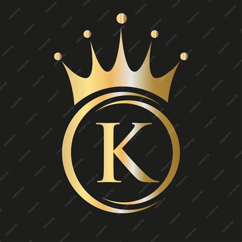 Premium Vector Letter K Crown Logo Royal Crown Logo For Spa Yoga