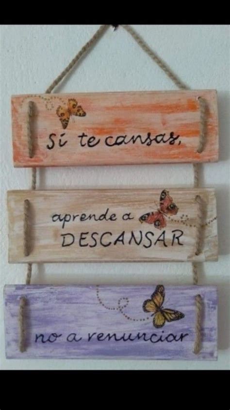 Pin de Freddy Mancarella en frases Letrero de madera rústica