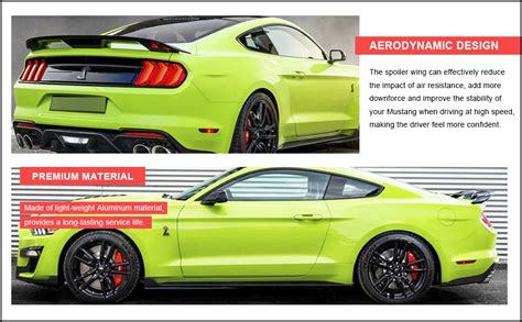 Amazon Aariguthel Mustang Ecoboost Spoiler Compatible