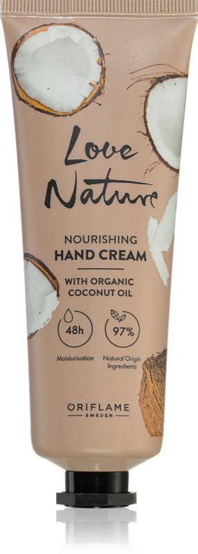 Oriflame Love Nature Organic Coconut Oil Ravitseva Käsivoide Notino Fi