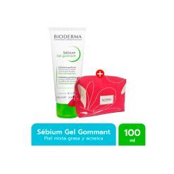 Gel Exfoliante Gommant Sébium Bioderma Tubo 100 ML Boticas Hogar y