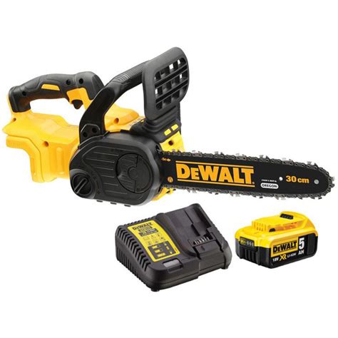 Fierastrau Cu Lant Cu Acumulator 18V 5 0Ah Lama 30cm Dewalt