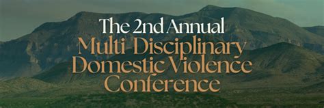 2nd Annual Multidisciplinary Domestic Violence Conference — New Mexico