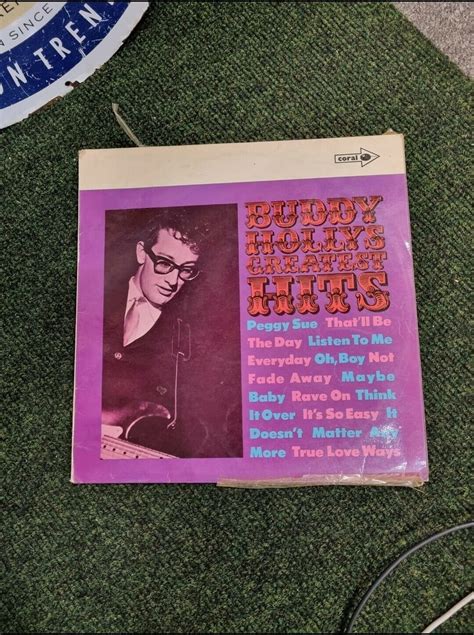 Buddy Holly Greatest Hits Lp Comp Mono Re Cp8 Used Etsy