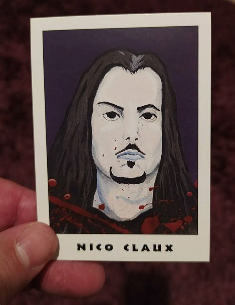 Nico Claux signed trading card