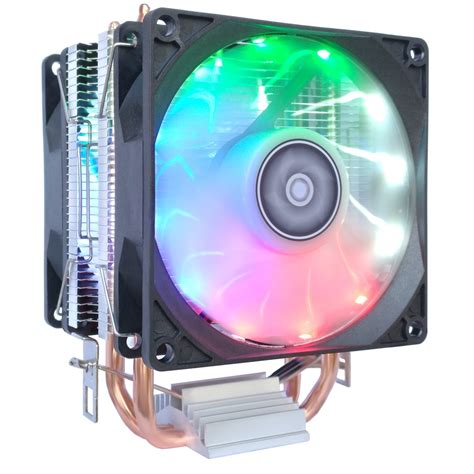 Cpu Cooler Processador 120mm Led Universal Intel Amd Fan Duplo LGA1700