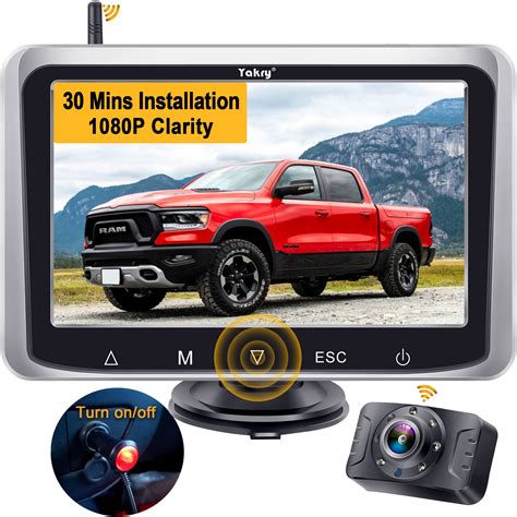 Buy Yakry Wireless Backup Camera Trucks Cars Hd P Inch Monitor