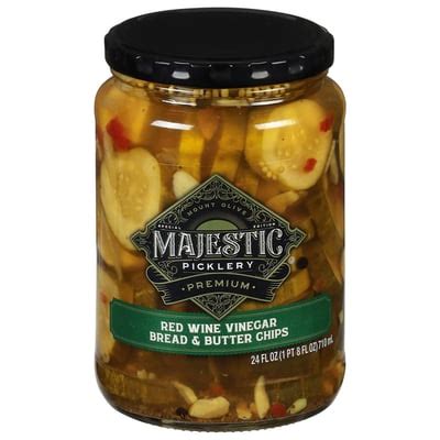 Mt Olive Mt Olive Majestic Picklery Pickles Red Wine Vinegar