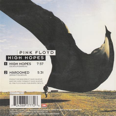 MUSICOLLECTION PINK FLOYD High Hopes CD 2Titres 1994