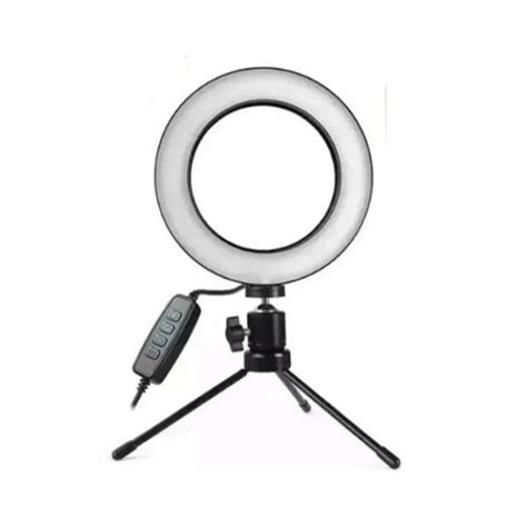 Anel De Luz LED Ring Light Tripé MAX MIDIA MAXMIDIA Luz de