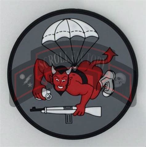 Velcro Patch Red Devils Scroll Factory