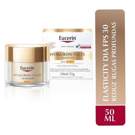 Creme Facial Anti Idade Eucerin Hyaluron Filler Elasticity Fps Ml