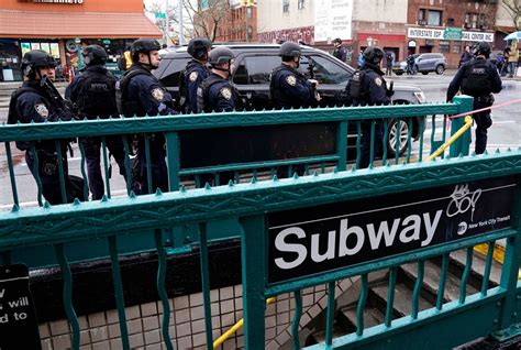 Live Updates Brooklyn Subway Shooting Suspect At Large After 10 People