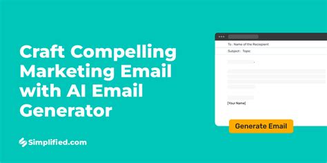 Generate Professional Marketing Emails In Seconds For Free