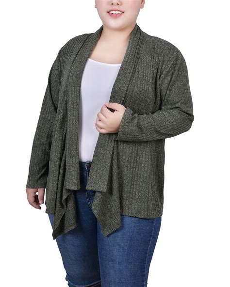 Long Sleeve Ribbed Cardigan Onestopplus