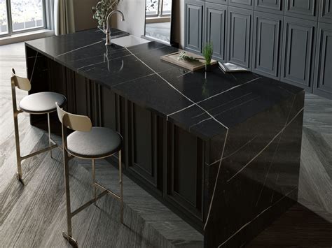 Silestone® Kitchen Worktop Silestone® Eternal Noir Silestone® Eternal Collection By Cosentino