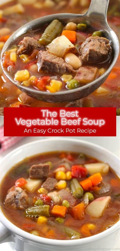 Vegetable Soup In Crock Pot With Beef Weekly Recipes