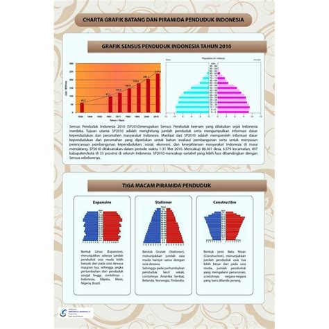 Carta Grafik Batang Dan Piramida Penduduk Indonesia