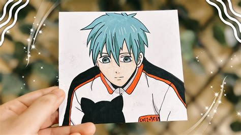 تعلم رسم كوروكو من انمي ابطال كرة السلة How To Draw Kuroko Tetsuya