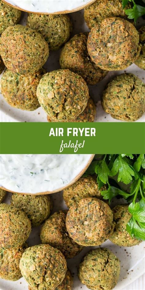 Air Fryer Falafel So Crispy Chickpea Fritters Falafel Food Processor Recipes