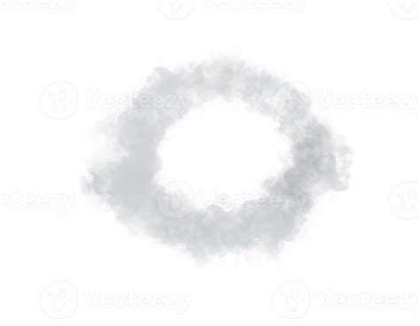 Circle Smoke Diffusion Isolated On Transparency Background Ep06