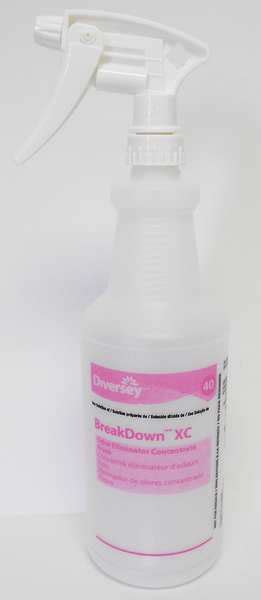 Diversey 32 Oz Clear Preprinted Trigger Spray Bottle 12 Pack 130262 Zoro