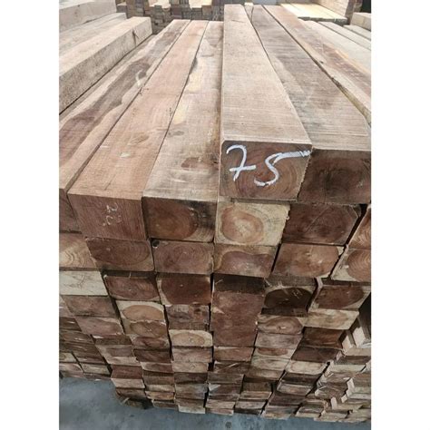 Rectangular 5x4 Inch Ghana Teak Wood Plank At Rs 1850 Cubic Feet In