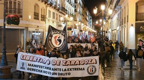 Manifestaci N Por Los De Zaragoza Vamos A Agotar Todas Las V As