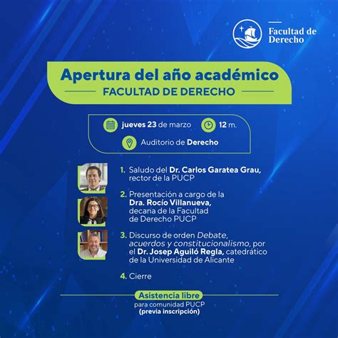 ¡participa En La Apertura Del Año Académico 2023 De Nuestra Facultad De