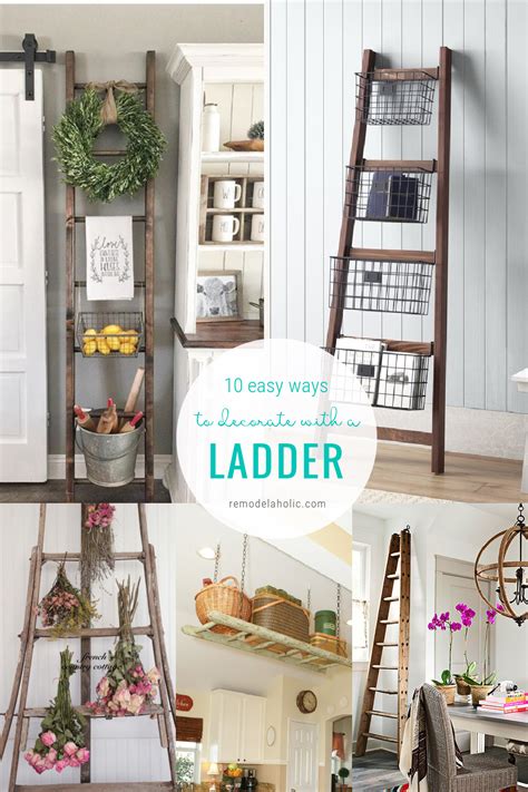 Remodelaholic Ways To Decorate A Wooden Blanket Ladder