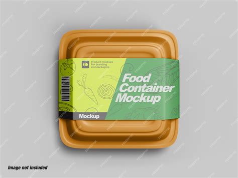 Premium Psd Takeaway Food Container Mockup