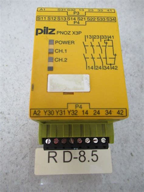 PILZ 777310 Safety Relay 24V AC DC 3NO 1NC PNOZ X3P EBay