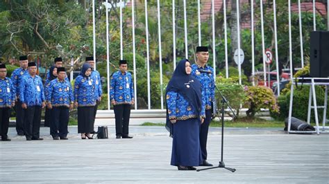 Wabup Pimpin Apel Gabungan Korpri Masitah Ingatkan Disiplin ASN