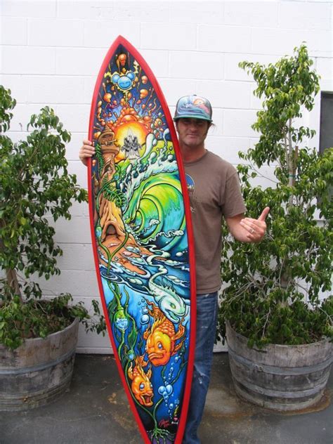 Drew Brophy Surf Lifestyle Artist Making Everything Look Cool Since 1971 Surfboard Art