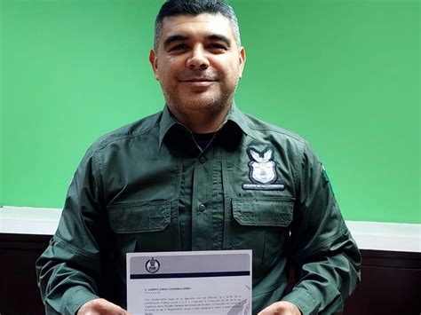 Fiscal Entrega Nombramiento Al Comandante Alberto Jorge Contreras Como