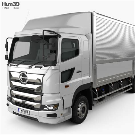 Hino 700 Profia 箱型トラック 3アクスル 2017 3Dモデル 乗り物 on 3DModels