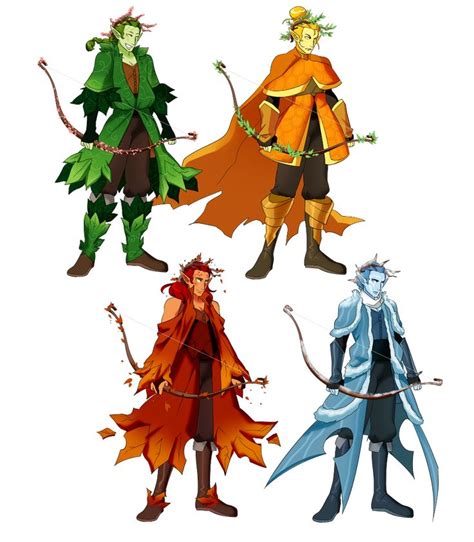 Custom Eladrin And The Seasons By Lymerikk On Deviantart Dungeons