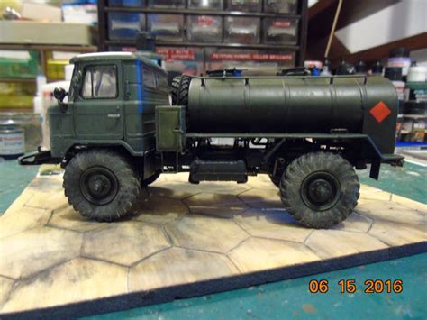 GAZ 66 Tanker Tumpeter Kit 1 35 Camion Gaz Modelisme