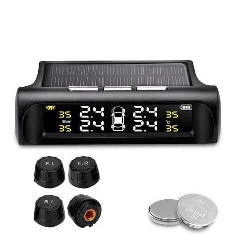 Jansite Tyre Pressure Monitoring System Tpms Solar Wireless Safety