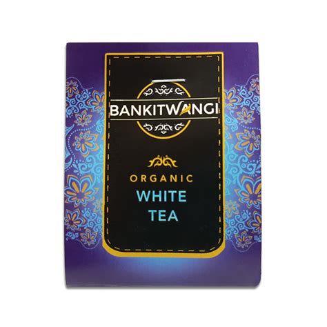 Bankitwangi Organic White Tea 3gr Teh Organik Teh Putih Teh Sachet