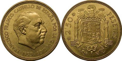 2 50 Pesetas Francisco Franco Spanien Numista