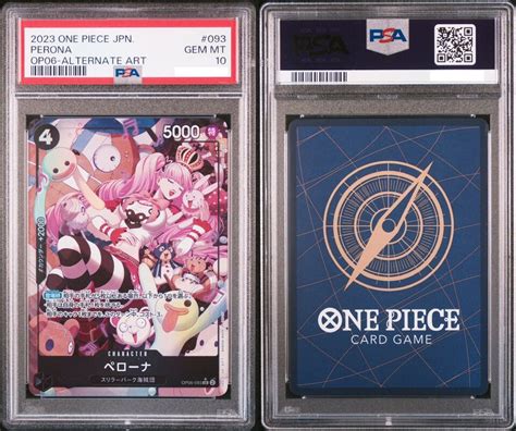 Psa Perona Op Sr Alt Art One Piece Ccg Japanese Ebay